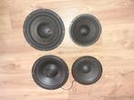 4x XLS JBL KEF Speaker Woofer Luidspreker, Gebruikt, Ophalen of Verzenden, 120 watt of meer, Subwoofer