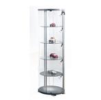 Vitrinekast glas rond glasvitrine met slot - Verzamelingen, Verzenden, Nieuw, Aylvalan 5 Bakkeveen, Meubelen-Online.nl