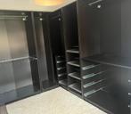 Ikea pax kast zwart bruin, Ophalen, Zo goed als nieuw, 50 tot 75 cm, 200 cm of meer