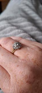 Amsterdams roos diamant, Sieraden, Tassen en Uiterlijk, Antieke sieraden, Ophalen of Verzenden, Goud, Ring