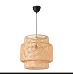 2x IKEA Sinnerlig hanglamp bamboe, Huis en Inrichting, Lampen | Hanglampen, Ophalen, Zo goed als nieuw, Hout, 50 tot 75 cm