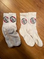 Ajax Sokken Maat 45 - 2 Paar, Ophalen of Verzenden, Gedragen, Maat 43 t/m 46, Wit