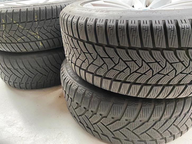 BMW winterset velgen met Dunlop banden 225/50 R17, Auto-onderdelen, Banden en Velgen, Banden en Velgen, Winterbanden, 17 inch