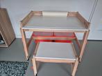 Ikea Flisat kinderbureau met kruk, bakken en tekenrol, Ophalen, Gebruikt, Tafel(s) en Stoel(en)