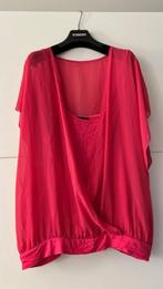 Bodyflirt fuchsia blouse met korte mouwen, Kleding | Dames, Maat 42/44 (L), Ophalen of Verzenden, Zo goed als nieuw, Roze