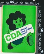 Sticker: CDA - Christen Democratisch Appel (1), Ophalen of Verzenden