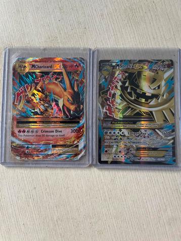 2x Mega EX Pokémon kaarten - Evolutions 2016 beschikbaar voor biedingen