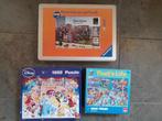 3 legpuzzels van 1000 stukjes samen voor 5 euro, Ophalen of Verzenden, 500 t/m 1500 stukjes