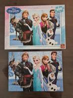 Frozen puzzel 100 stukjes, 4 tot 6 jaar, Meer dan 50 stukjes, Ophalen of Verzenden, Zo goed als nieuw