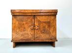 Vintage French Handmade Brutalist Burl Wood Cabinet, 1950s., Ophalen of Verzenden