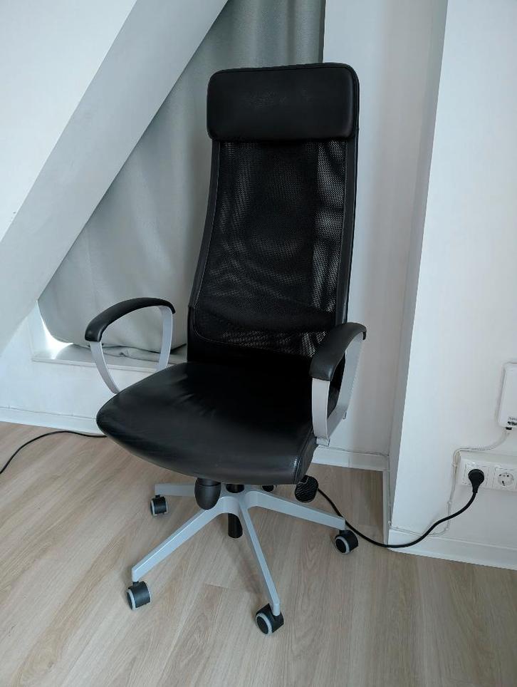 Ikea Markus Bureaustoel (gratis af te halen), Huis en Inrichting, Bureaustoelen, Gebruikt, Bureaustoel, Zwart, Ophalen