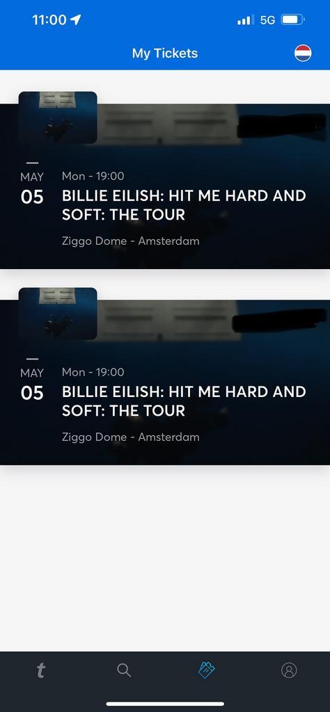 2 x staanplaatsen Billie eilish, Tickets en Kaartjes, Concerten | Pop, Twee personen, Mei