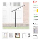 Trapleuning edelstaal wandbevestiging voor binnen of buiten, Doe-het-zelf en Verbouw, Ladders en Trappen, Ophalen of Verzenden