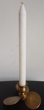 Bronzen scheepsschroef kandelaar, Ophalen of Verzenden, Koper of Brons