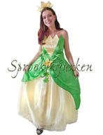 Tiana prinsessenjurk kikker Disney Princess and the Frog, Disney, Ophalen of Verzenden, Gedragen, Kleding