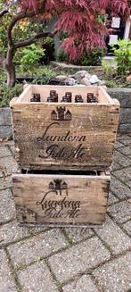 2 Oude bierkratten Lundenn Pale Ale met flesjes, Ophalen, Gebruikt, Flesje(s), Overige merken