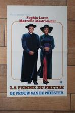 filmaffiche Sophia Loren La moglie del prete filmposter, Rechthoekig Staand, Ophalen of Verzenden, Zo goed als nieuw, A1 t/m A3