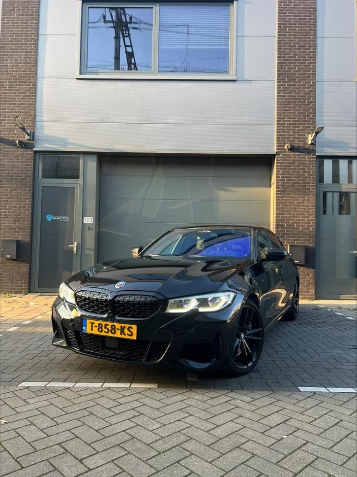 BMW 3-Serie M340i 374pk Xdrive Aut 2020 Zwart, Auto's, BMW, Bedrijf, 3-Serie, 360° camera, 4x4, ABS, Achteruitrijcamera, Adaptieve lichten