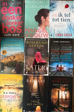 9 x thriller, oa Ruth Ware , B. A. Paris, Nathalie Pagie, Boeken, Thrillers, Ophalen of Verzenden, Zo goed als nieuw, Nederland