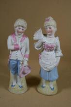 Stel biscuit porseleinen beeldjes, Antiek en Kunst, Ophalen of Verzenden