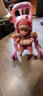 vtech 3 in 1 poppenwagen met pop, Ophalen, Gebruikt, Babypop