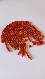 Lot snoeren Bloedkoraal, Verzenden, Overige materialen, Overige typen, Met edelsteen