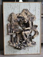 Houten Schilderij Schoenlapper - Origineel, Ophalen