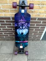 Mercer Mystic Wolf Longboard, Ophalen of Verzenden, Gebruikt, Skateboard, Longboard