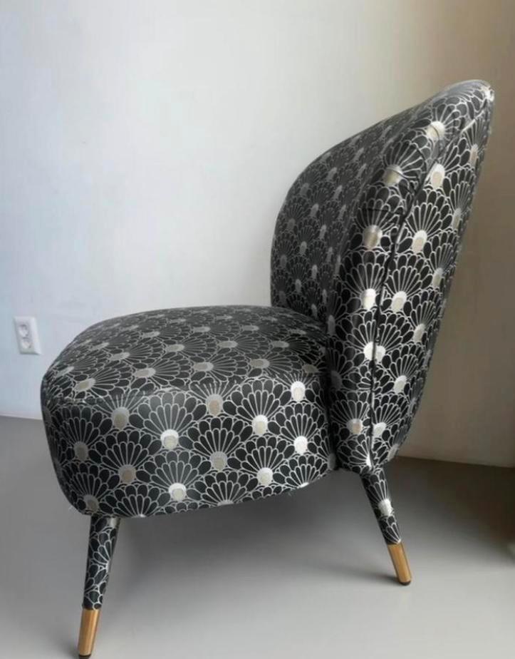 Stoel design/print van Bold Monkey, Huis en Inrichting, Stoelen, Zo goed als nieuw, Eén, Grijs, Ophalen of Verzenden