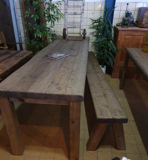 Franse Tafels wijnproeverij smalle lange tafels, Huis en Inrichting, Tafels | Eettafels, Gebruikt, 50 tot 100 cm, 200 cm of meer