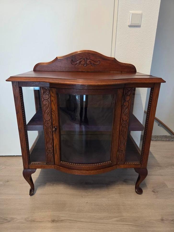 Antiek theekastje met bolle deur, Antiek en Kunst, Antiek | Meubels | Kasten, Ophalen