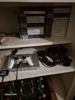 PlayStation 2 met games en controllers!, Spelcomputers en Games, Spelcomputers | Sony PlayStation 1, Verzenden, Gebruikt, Met 3 controllers of meer