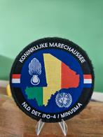 Marechaussee NLD DET IPO-4 / MINUSMA Embleem, Verzamelen, Ophalen of Verzenden, Marechaussee, Nederland, Embleem of Badge