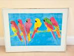 Walasse Ting - parrots, Antiek en Kunst, Ophalen of Verzenden