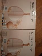 Spiegel met touw - Nieuw in doos!, Huis en Inrichting, Minder dan 50 cm, Nieuw, Ophalen of Verzenden, Minder dan 100 cm