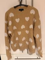 Leuke Graciela trui met hartjes - Maat M, Maat 38/40 (M), Beige, Graciela, Ophalen of Verzenden