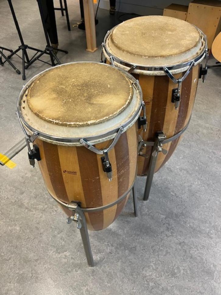 Conga's Sonor, Muziek en Instrumenten, Percussie, Gebruikt, Overige soorten, Ophalen