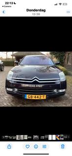 Citroën C6 2.7 Hdif V6 AUT 2007 zgoh, Auto's, Citroën, 221 €/maand, Zwart, Navigatiesysteem, Diesel