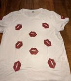 Kusjes t shirt, Kleding | Dames, Wit, Nieuw, Korte mouw, Ophalen