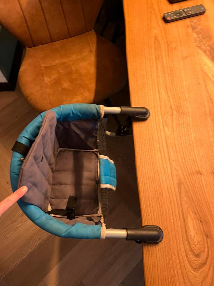 Tafelhangstoel - Ideaal voor op reis!, Kinderen en Baby's, Wipstoeltjes, Zo goed als nieuw, Wipstoel, Overige merken, Met gordel(s) of riempje(s)