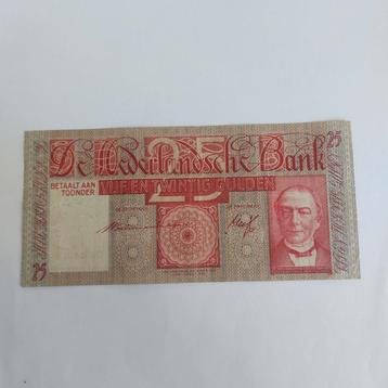 25 gulden biljet Mees uit 1941 in PR-
 beschikbaar voor biedingen