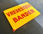 Emaille bord vredestein banden mooie glans, Verzamelen, Merken en Reclamevoorwerpen, Ophalen, Gebruikt, Reclamebord