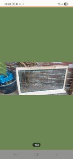 Oud glas en lood kozijn uit oud postkantoor, Doe-het-zelf en Verbouw, Ophalen, Gevelraam of Ruit, Gebruikt, Minder dan 80 cm