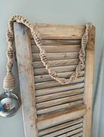 Macramé lamp / snoer handgemaakte lamp (excl. lamp), Huis en Inrichting, Lampen | Hanglampen, Ophalen of Verzenden, Zo goed als nieuw