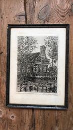 Ets Museum Zaandijk 1940 Nic de Carpentier, Antiek en Kunst, Ophalen