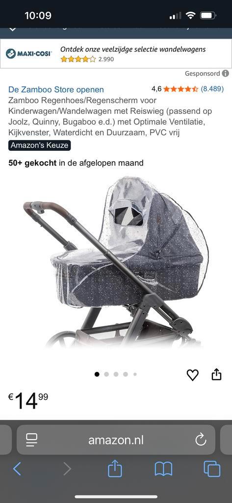 Regenhoes Kinderwagen - universeel, Kinderen en Baby's, Kinderwagens en Combinaties, Gebruikt, Kinderwagen, Overige merken, Ophalen
