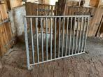 Te koop: 3 stevige metalen hekken – 1,50brx1 m1 h., Ophalen, Zo goed als nieuw, 110 cm of meer
