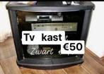 Tv kast zwart kleur L60- H60-B50-D50, Huis en Inrichting, Kasten | Televisiemeubels, Ophalen, Teakhout, Zo goed als nieuw, Minder dan 100 cm