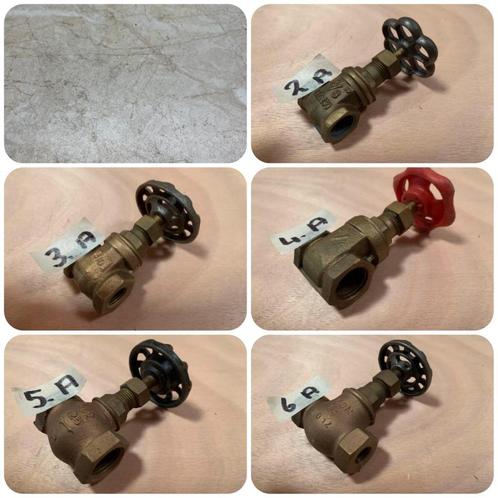 168. Diverse kranen en soldeerfitting, Doe-het-zelf en Verbouw, Sanitair, Nieuw, Overige typen, Koper, Rvs, Ophalen of Verzenden