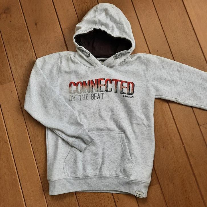 Garcia hooded sweater grijs maat 122/128 - nieuw -, Kinderen en Baby's, Kinderkleding | Maat 122, Nieuw, Jongen, Trui of Vest